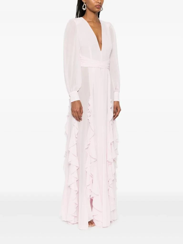 ELISABETTA FRANCHI RED CARPET GEORGETTE DRESS 3