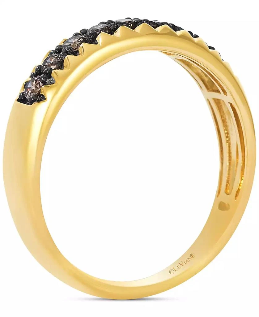 Le Vian Chocolatier® Men's Chocolate Diamond Band (1/2 ct. t.w.) in 14k Gold 2