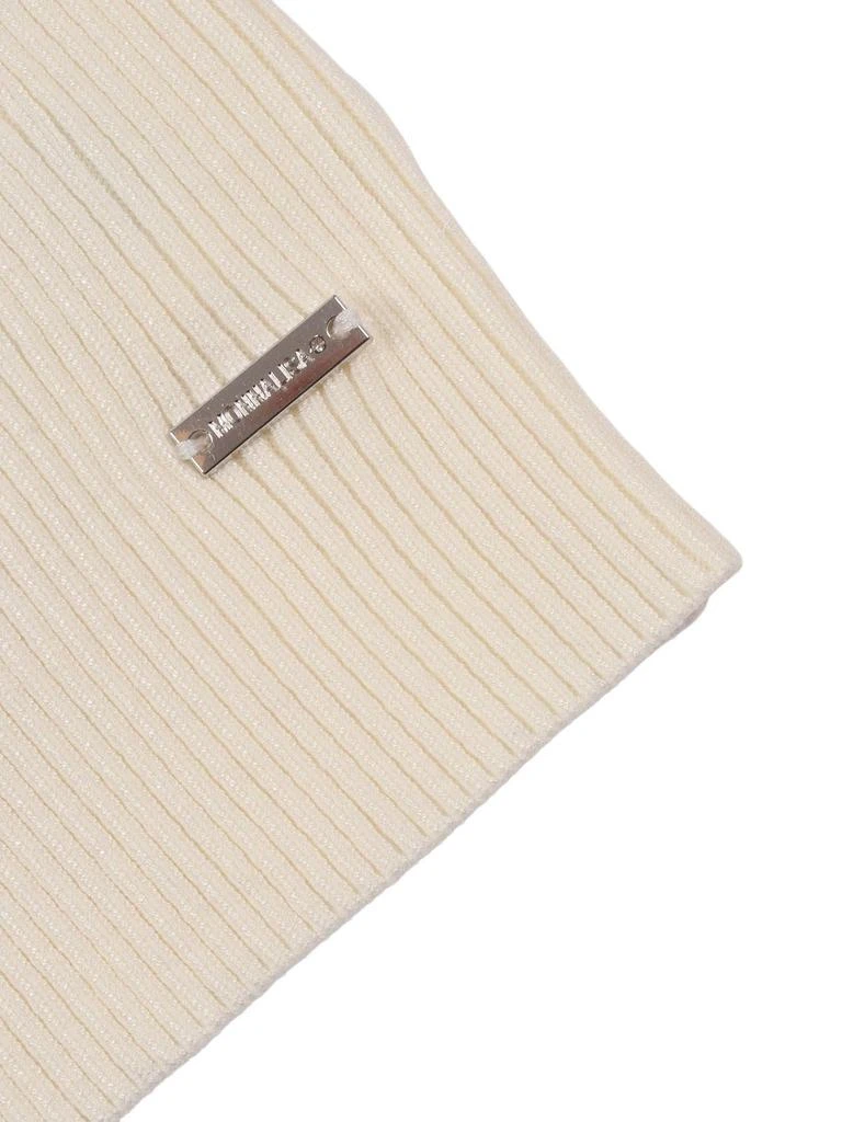 MONNALISA Monnalisa Ribbed Logo-Plaque Sleeveless Top 3