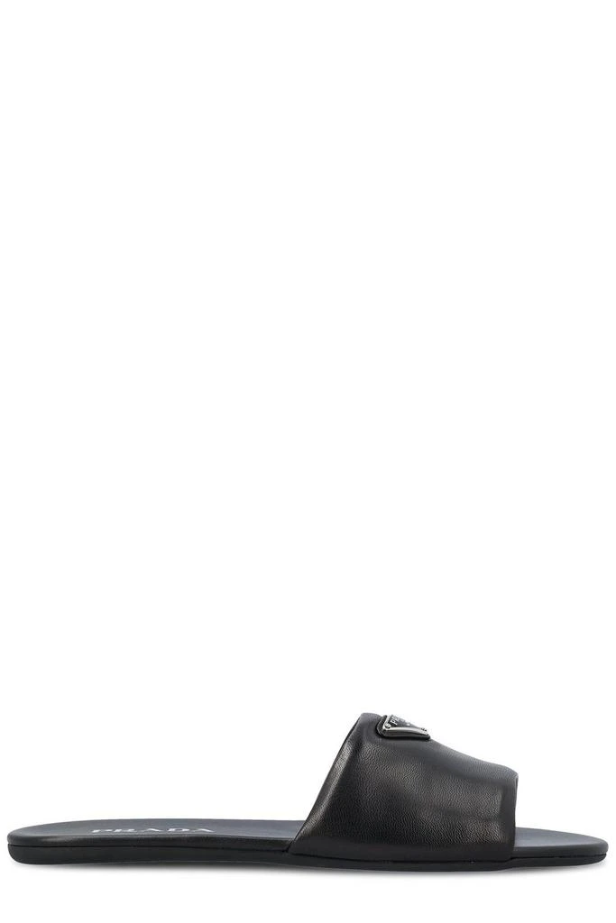 Prada Prada Triangle-Logo Slip-On Sandals 1
