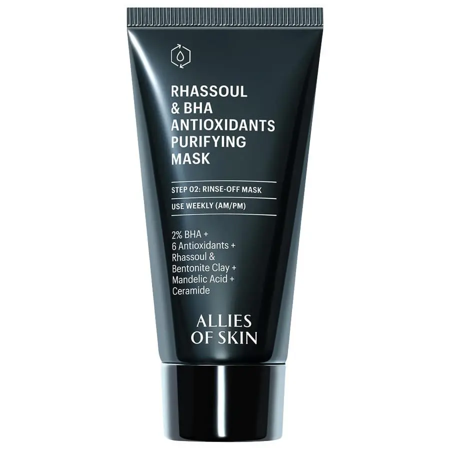 Allies of Skin Allies of Skin Rhassoul & BHA Antioxidants Purifying Mask 1.7 oz Skin Care 8885014070001