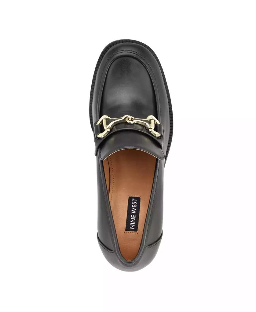 Nine West Women's Koolo Bit Slip-On Block Heel Loafers 4
