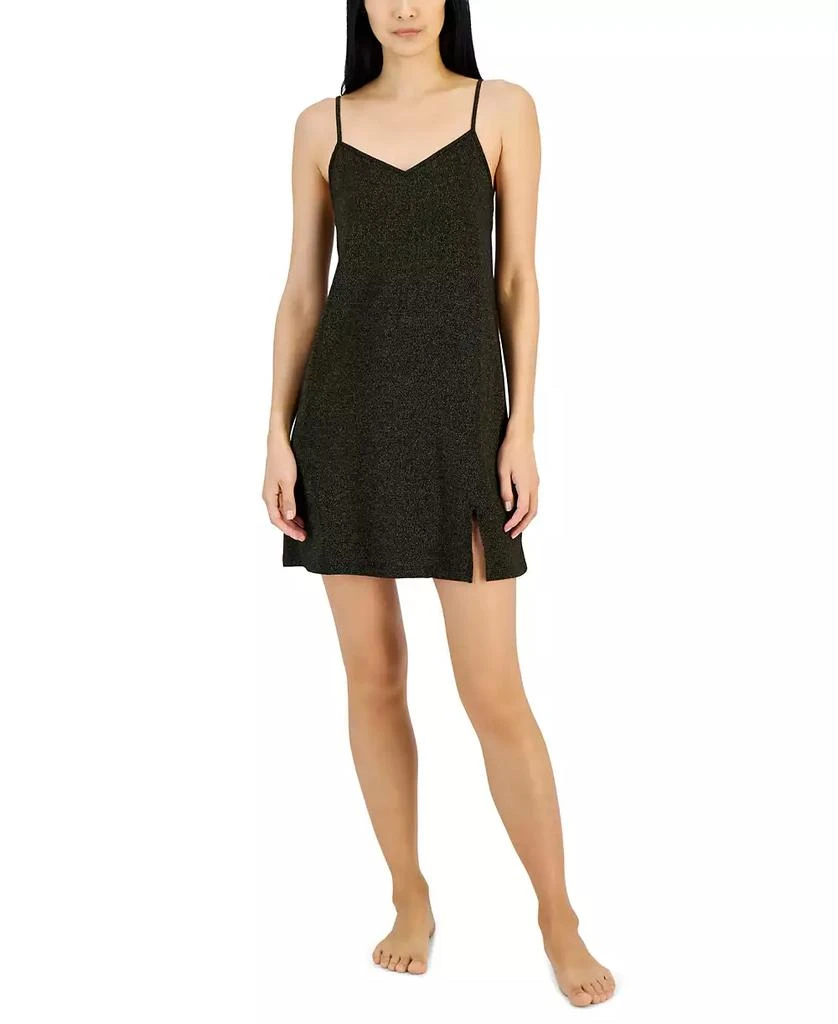 INC International Women's 2-Pc. Sparkle Robe & Chemise Set, Created for Macy's 2
