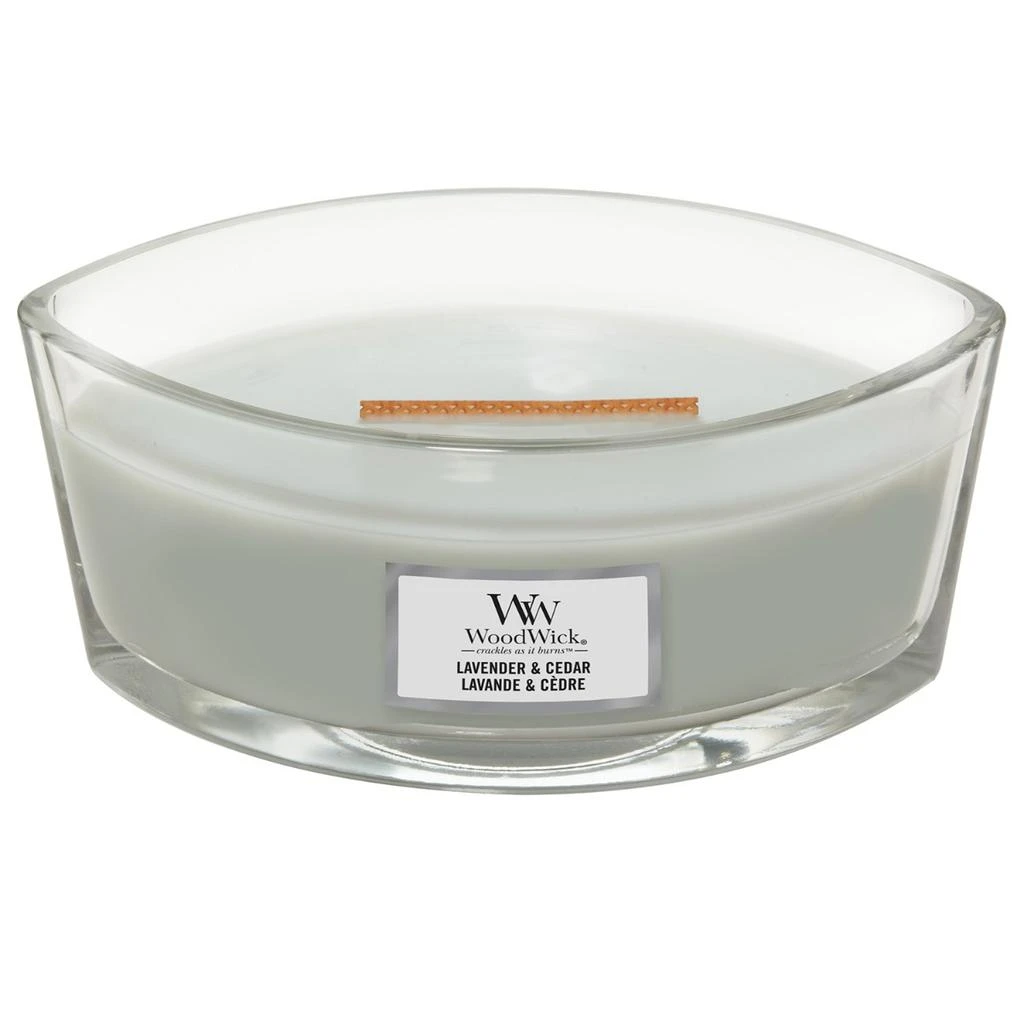Woodwick WoodWick - Lavender & Cedar Ellipse Jar Candle 1