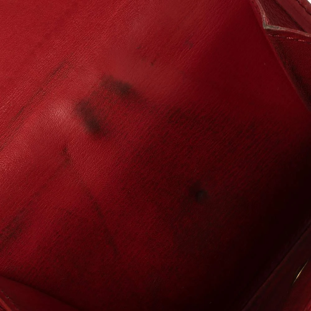 Louis Vuitton Louis Vuitton Red Epi Leather Elise Wallet 12