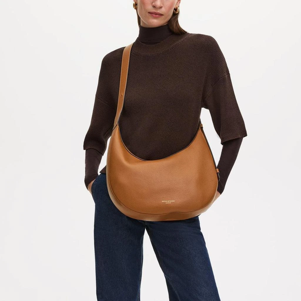 Aspinal of London Hudson slouchy crescent bag 9