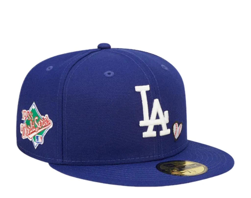 New Era Los Angeles Dodgers Team Heart 59FIFTY Fitted 60243669 - Blue 1984 1