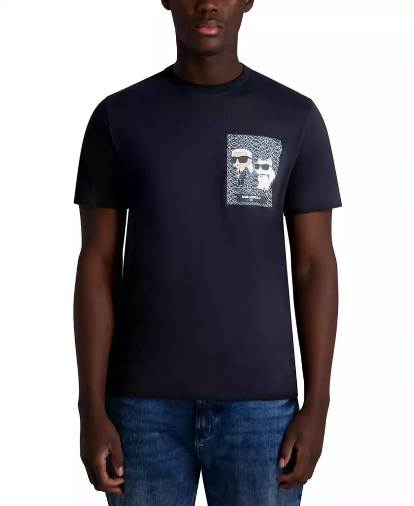 Karl Lagerfeld Paris Men's Karl Cat Graphic T-Shirt 1
