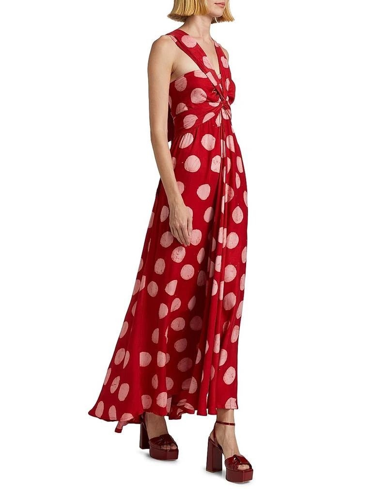 Anike Polka Dot Cotton Maxi-Dress  On Sale Now with Up to 63% Off |  Discover Exclusive Deals & Savings at BeyondStyle  Authentic Elisamama  women-owned or founded|women's apparel|dresses|sleeveless|black-owned or  founded|floor-length|modern|a-line ...