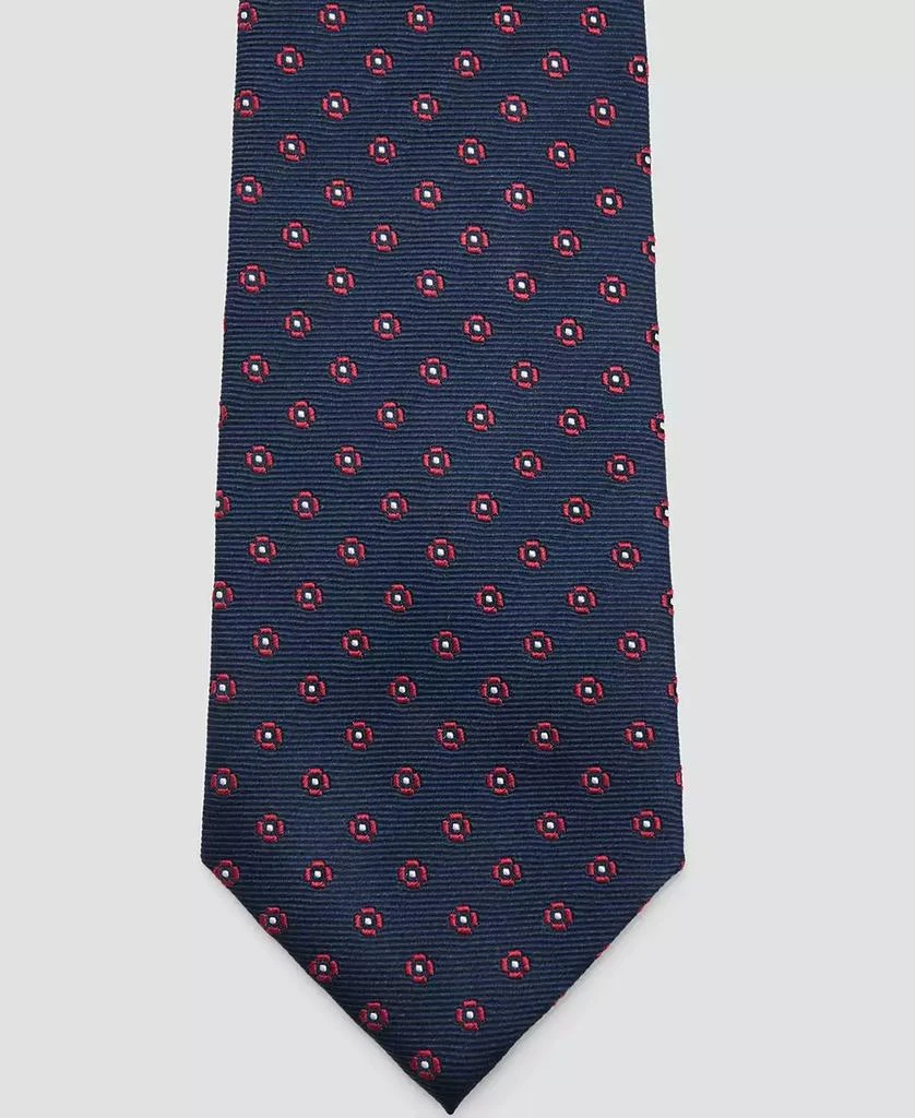 Mango Men's Flower Patterned Silk Tie 3