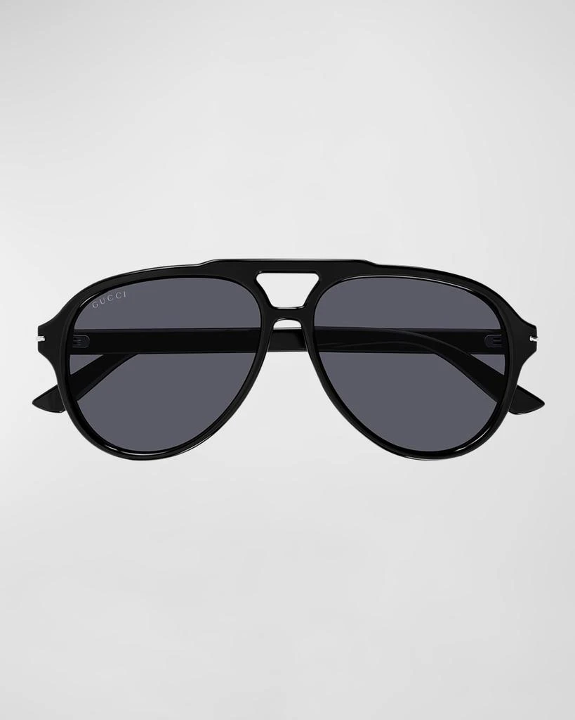 Gucci Men's GG1443Sm Acetate Aviator Sunglasses 3