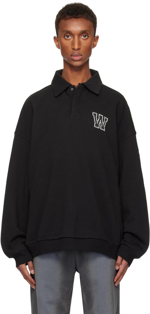 We11done Black Pearl Logo Polo