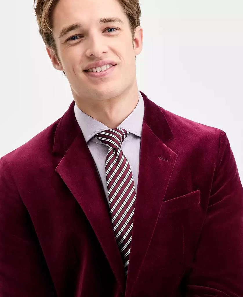 Hugo Boss Men's Slim-Fit Solid Velvet Sport Coat 3