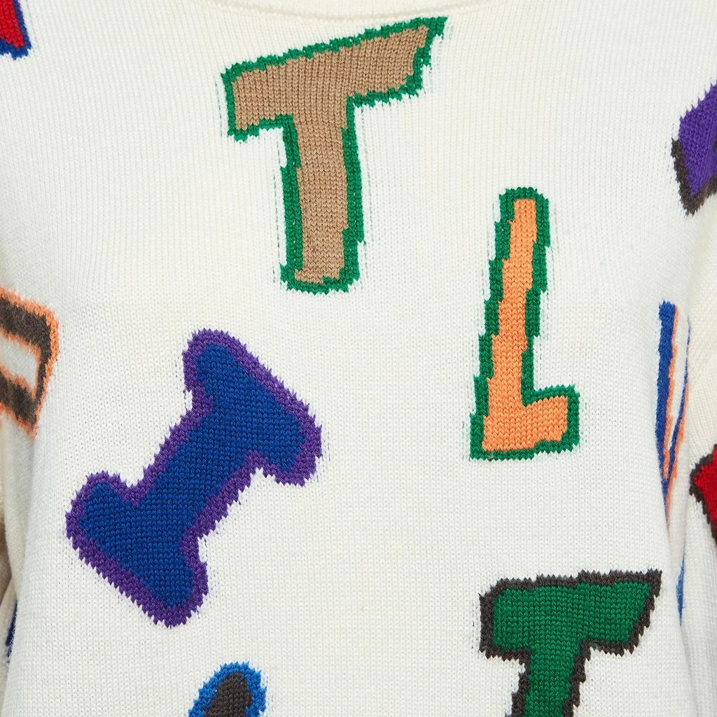 Louis Vuitton  Louis Vuitton x NBA Letters Intarsia Knit Crewneck Sweater S 6