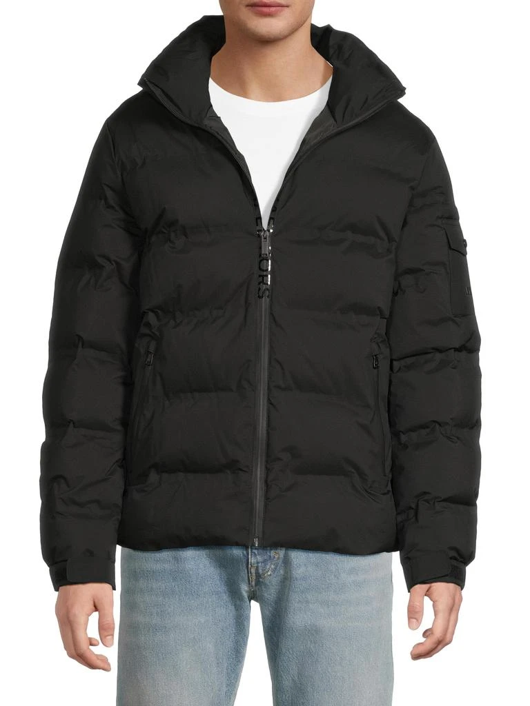Michael Kors Polyester Stand Collar Puffer Jacket