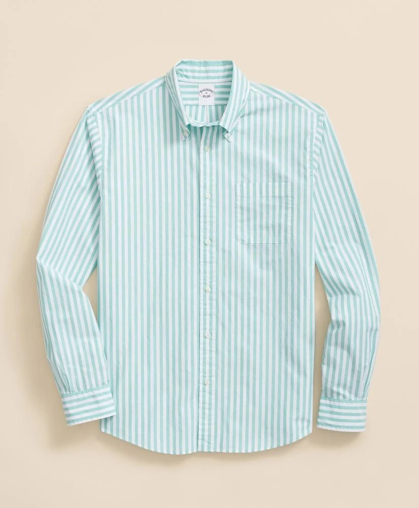 Brooks Brothers Friday Shirt, Poplin Butcher Striped 1