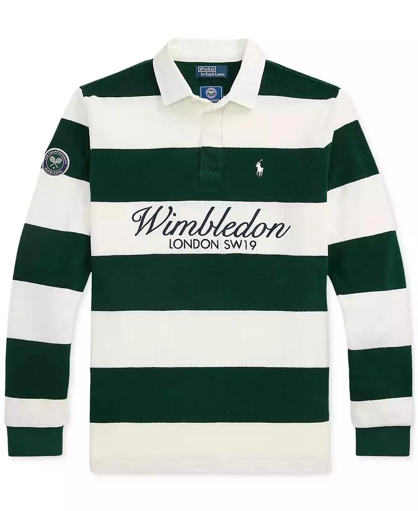 Ralph Lauren Unisex Wimbledon Classic-Fit Terry Rugby Shirt 5