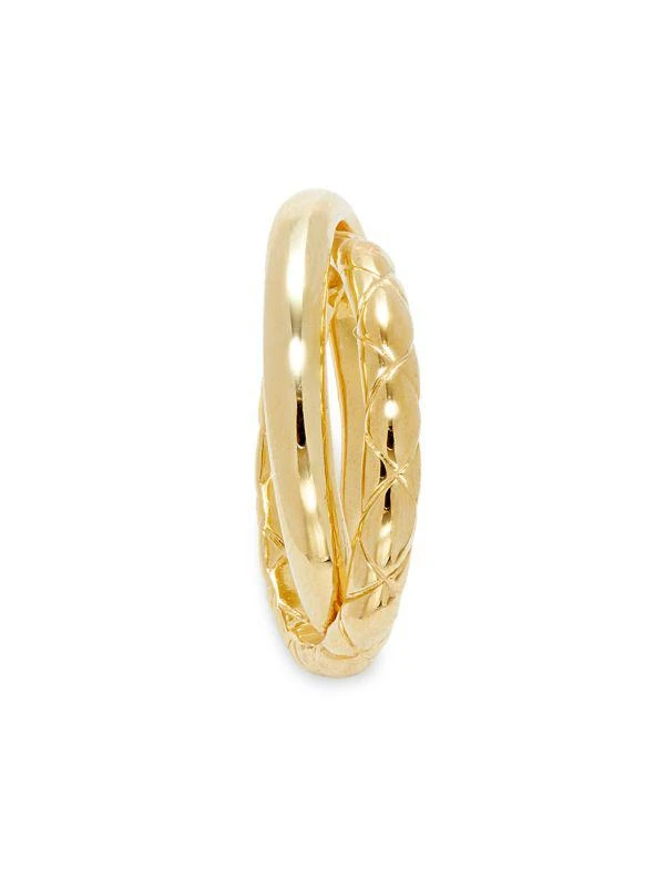 Judith Ripka Aura 14K Goldplated Sterling Silver Rolling Ring 4