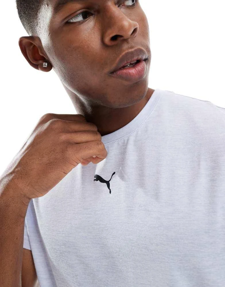Puma Puma Essentials t-shirt in light blue marl 2