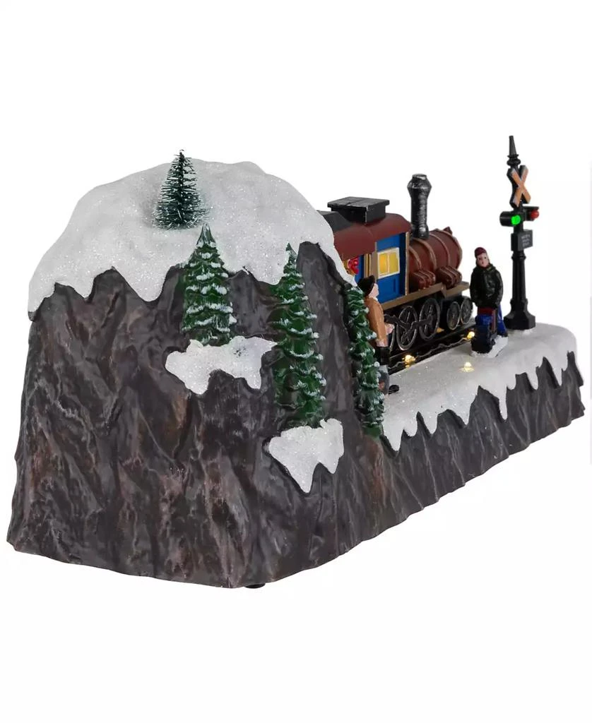 Northlight Lighted and Musical Christmas Village Train Display 20.25" 5