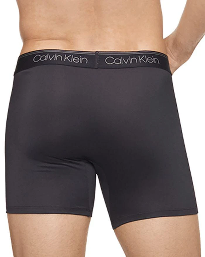 Calvin Klein Microfiber Stretch Wicking Boxer Briefs, Pack of 3 3