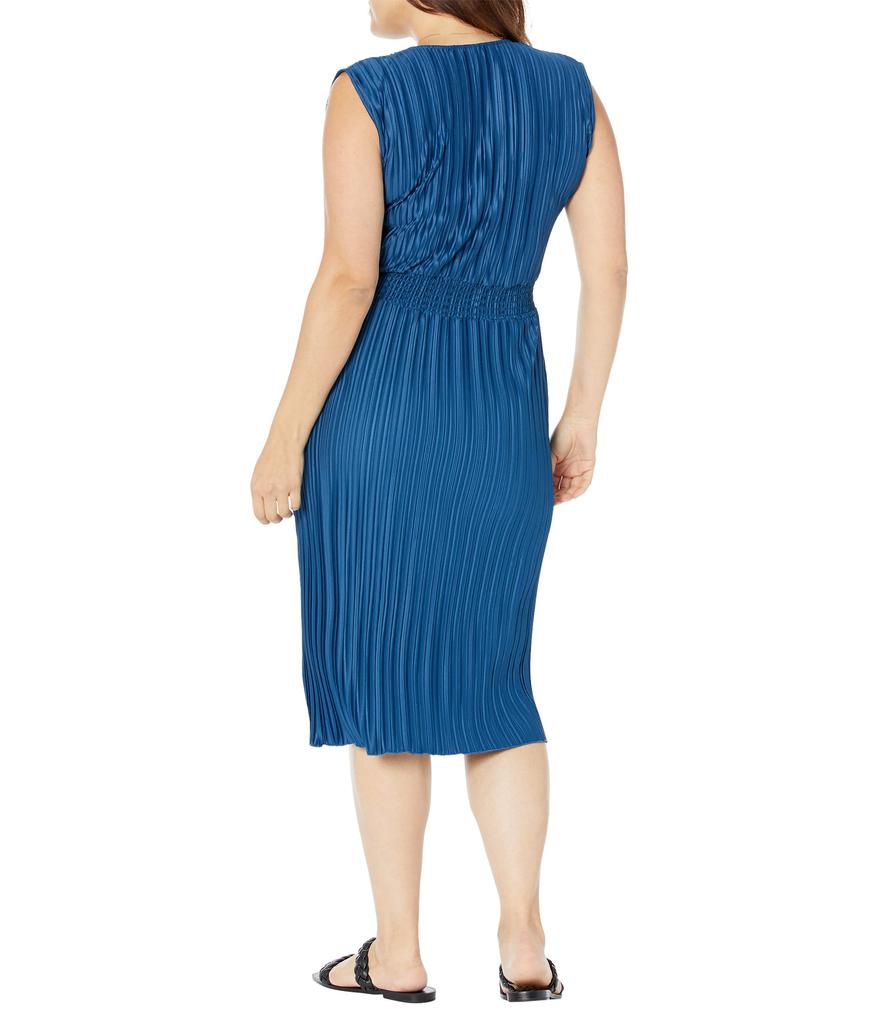 DKNY Plus Size Flutter Sleeve Smock Dress