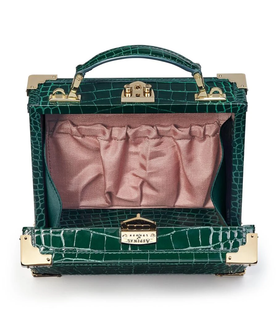 Aspinal of London Mini Leather Trunk Clutch Bag 4
