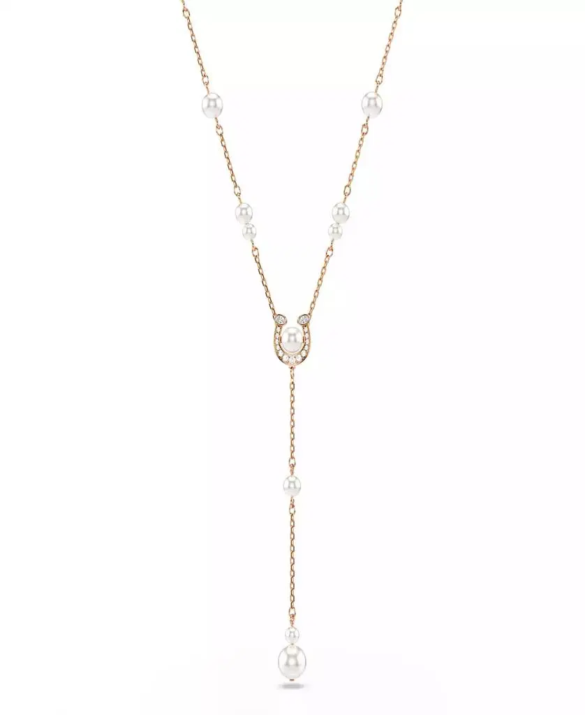 Swarovski Rose Gold-Tone Plated Symbolica Y Necklace
