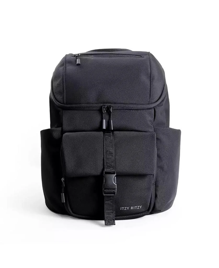 Itzy Ritzy Baby BELONG TOP OPEN BACKPACK WOVEN CHOCOLATE