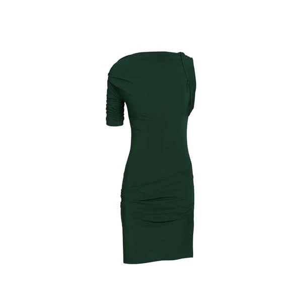 green emerald velvet dress JACQUEMUS-LA ROBE NOTTE-241DR1001000 590 – Dope
