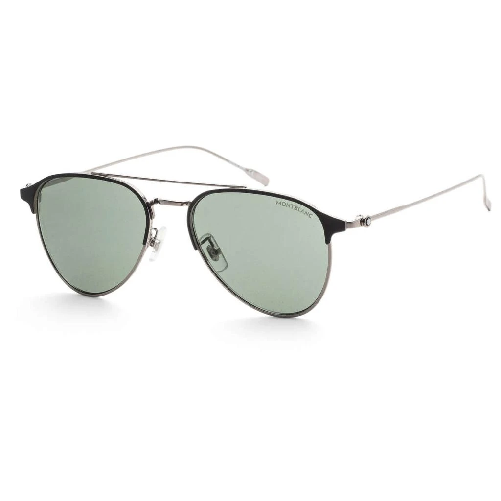 MontBlanc Montblanc Men's Grey Aviator Sunglasses 1