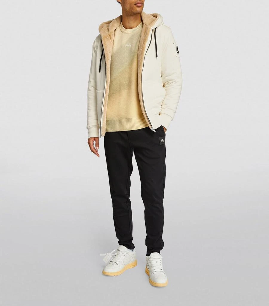 Moose Knuckles Faux Fur-Trim Zip-Up Hoodie 2