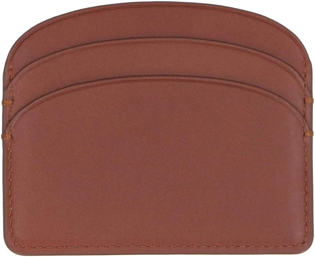 A.P.C. A.P.C. Logo Detail Leather Card Holder 3
