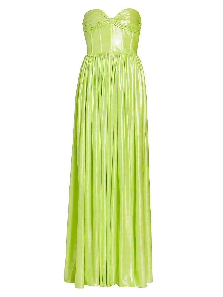 BRONX AND BANCO Florence Strapless Metallic Gown 1