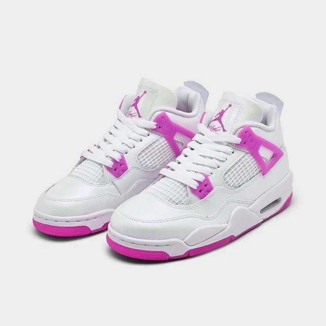 Jordan Girls' Big Kids' Jordan Retro 4 Basketball Shoes 2