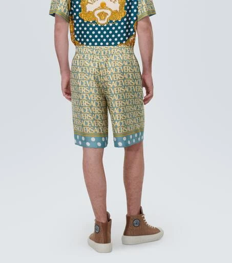 Versace Versace Allover silk shorts 4