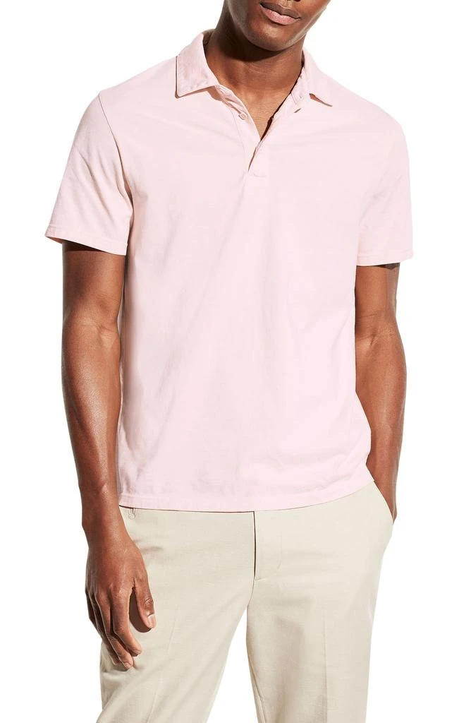Vince Regular Fit Garment Dyed Cotton Polo 1