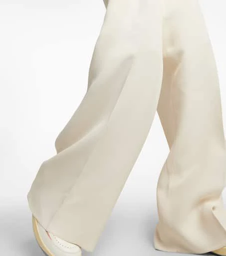 AMIRI Pleated high-rise wide-leg pants 6