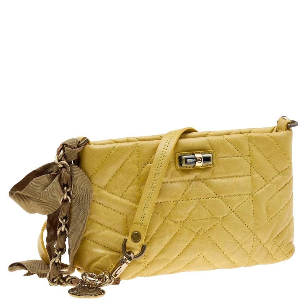 Lanvin Quilted Leather Happy Pocket Crossbody Bag 2