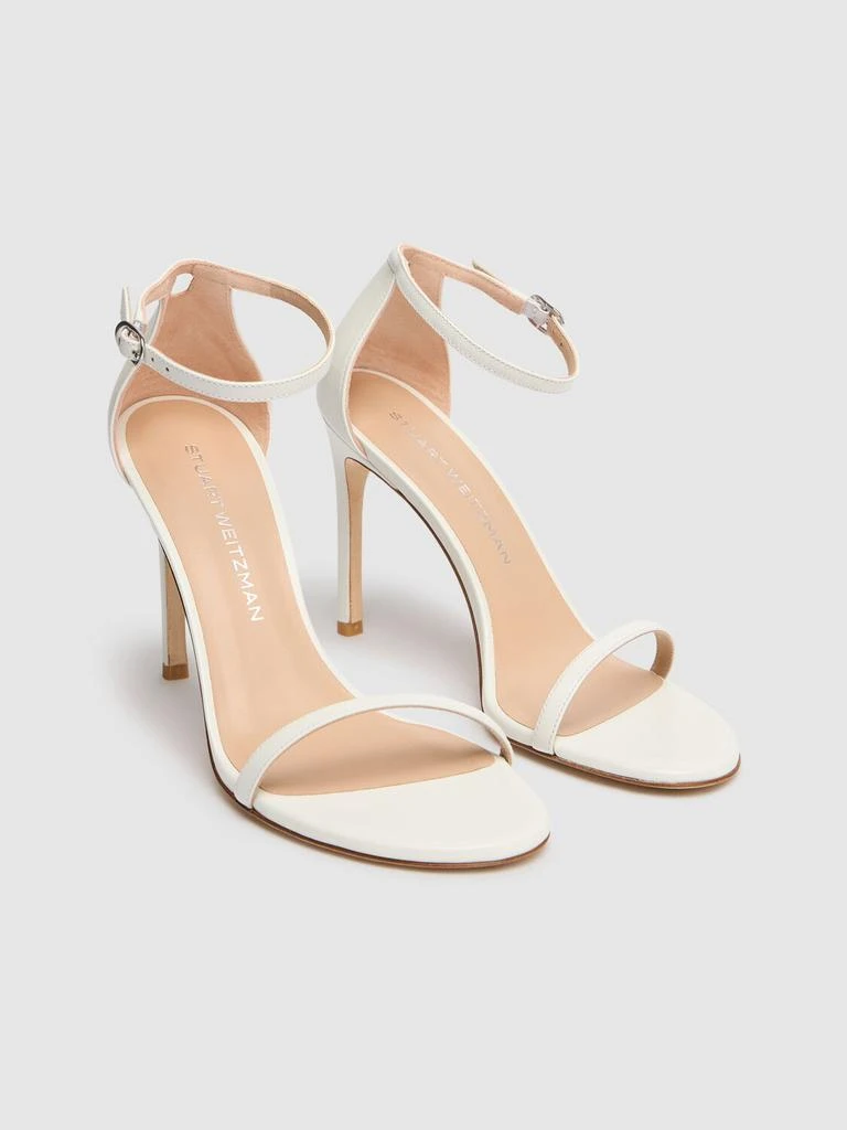 Stuart Weitzman 100mm Nudistsong Leather Sandals 2