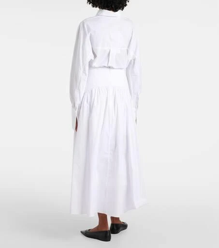Staud Procida high-rise cotton maxi skirt 3