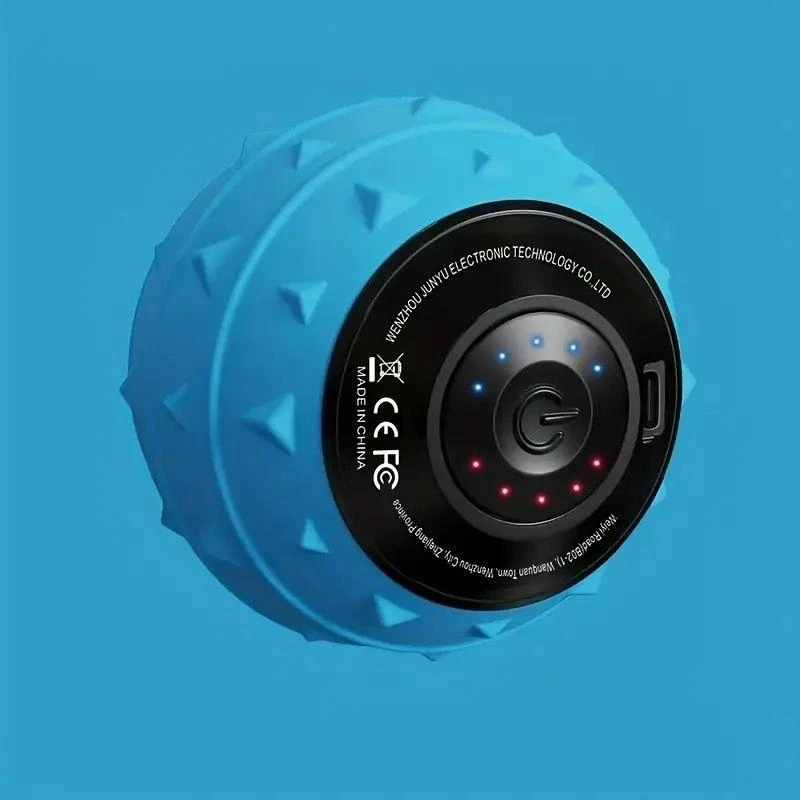 ERUULE Rechargeable High Intensity Vibration Massage Ball for Muscle and Fitness, Electric Fascia Release for Neck, Back and Feet, USB Charging, for Heel Pain, Fascia Release, Trigger Point - Yoga Ball, Suit