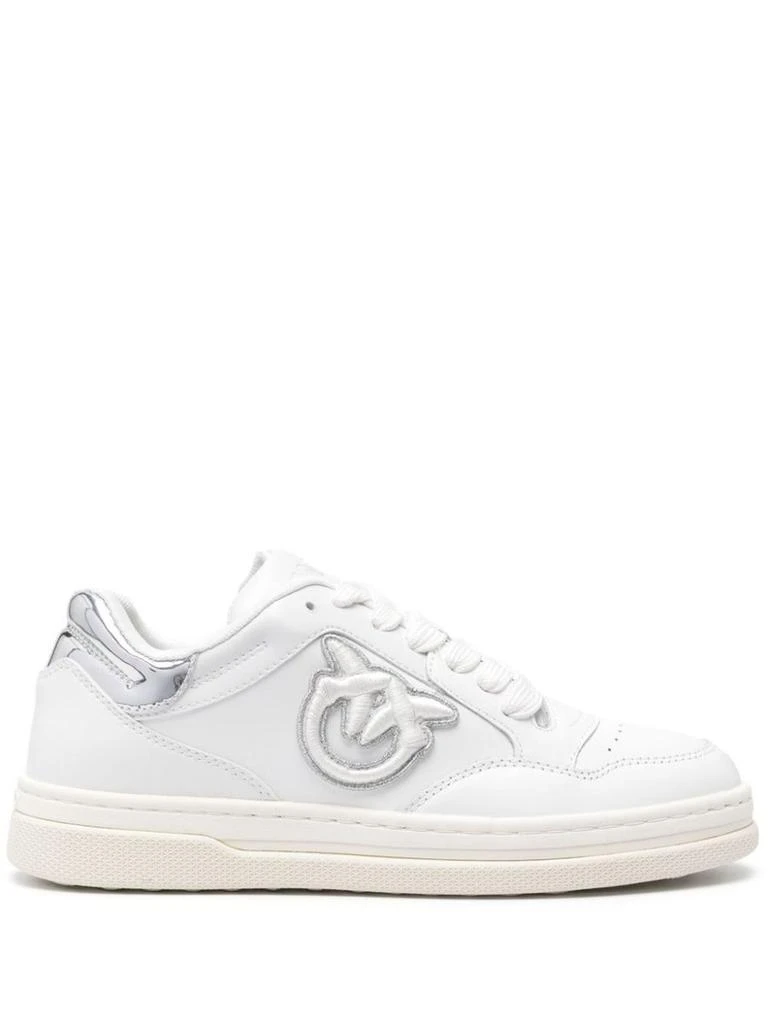 PINKO Pinko White Low-Top 'Mandy' Sneakers 1
