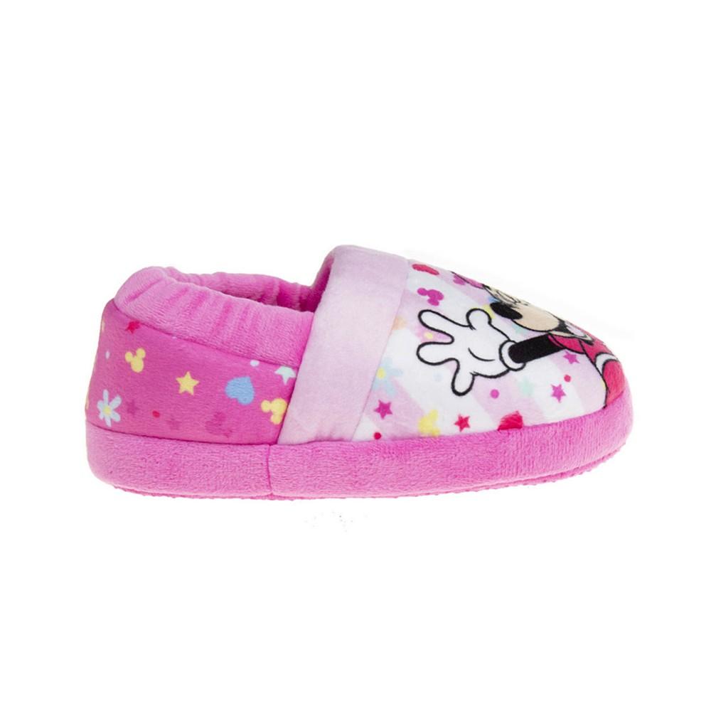 Disney Toddler Girls Minnie Mouse Happy Go Lucky Dual Sizes Slippers