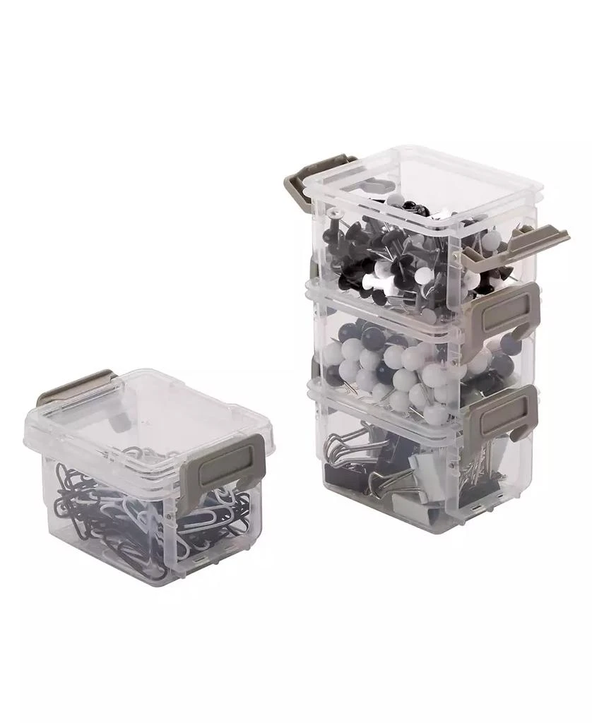 Simplify Stackable Storage Boxes, Pack of 4 2