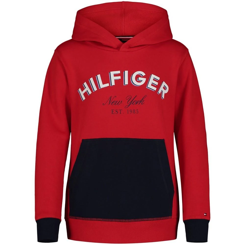 Tommy Hilfiger Little Boys Triple Hilfiger Pullover Hoodie 1