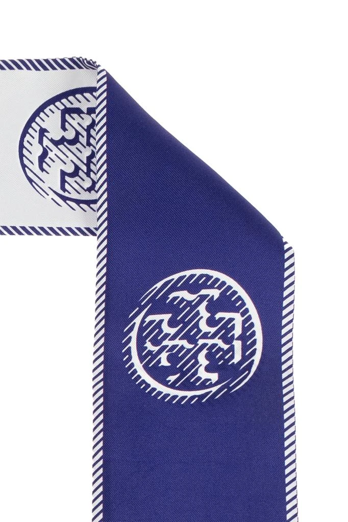 Tory Burch Silk scarf with logo 4