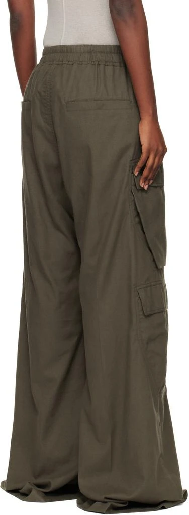 Rick Owens Khaki Concordians Cargobelas Trousers 3