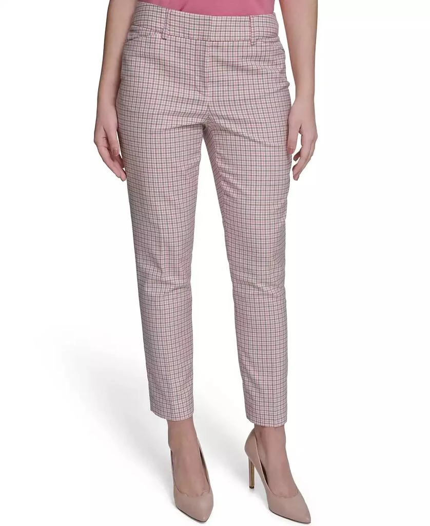 Tommy Hilfiger Women
s Slim Fit Plaid Pants