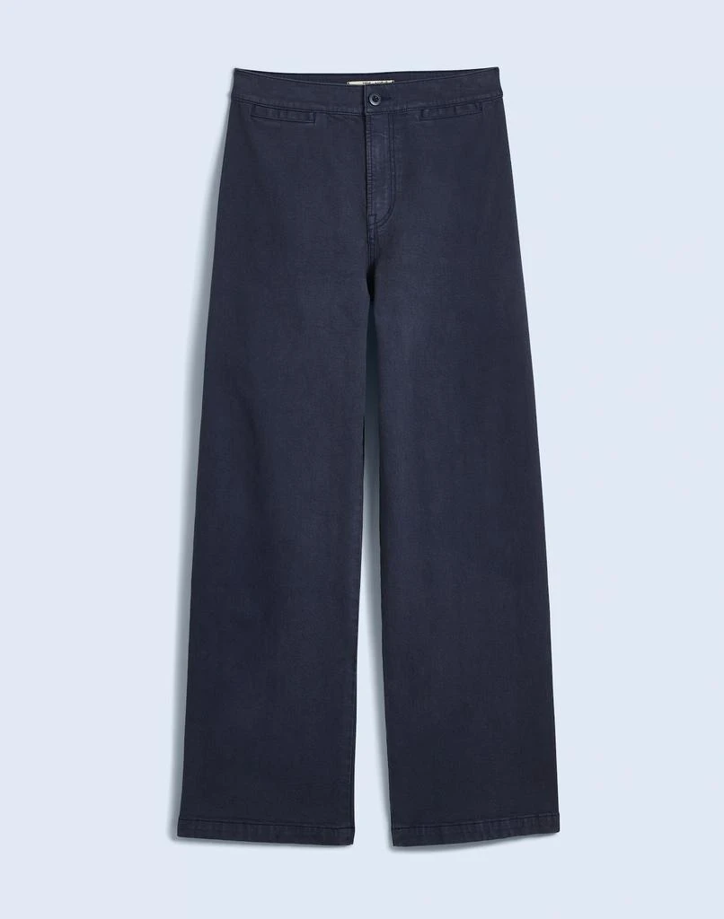 Madewell The Emmett Wide-Leg Crop Pant: Welt Pocket Edition 6